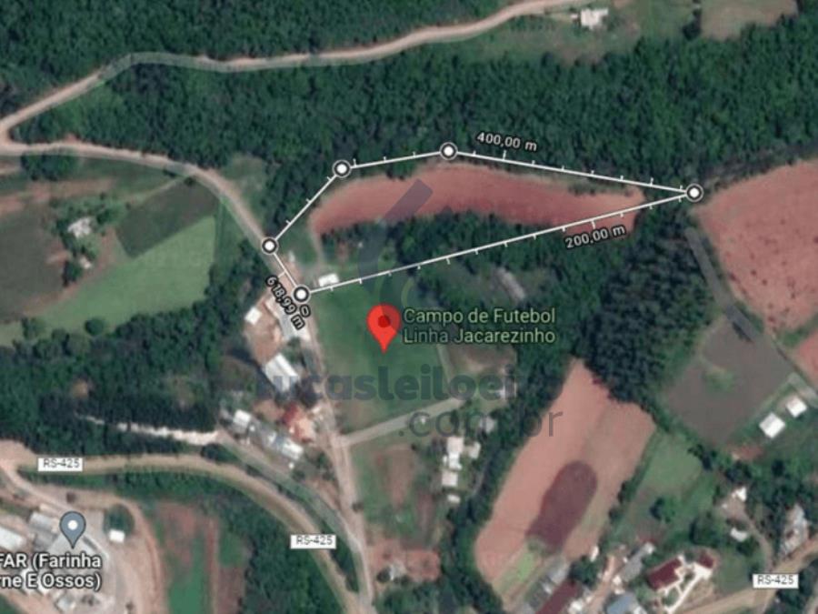 Nova bréscia/rs - terreno com 13.000m² situada em linha jacarezinho |